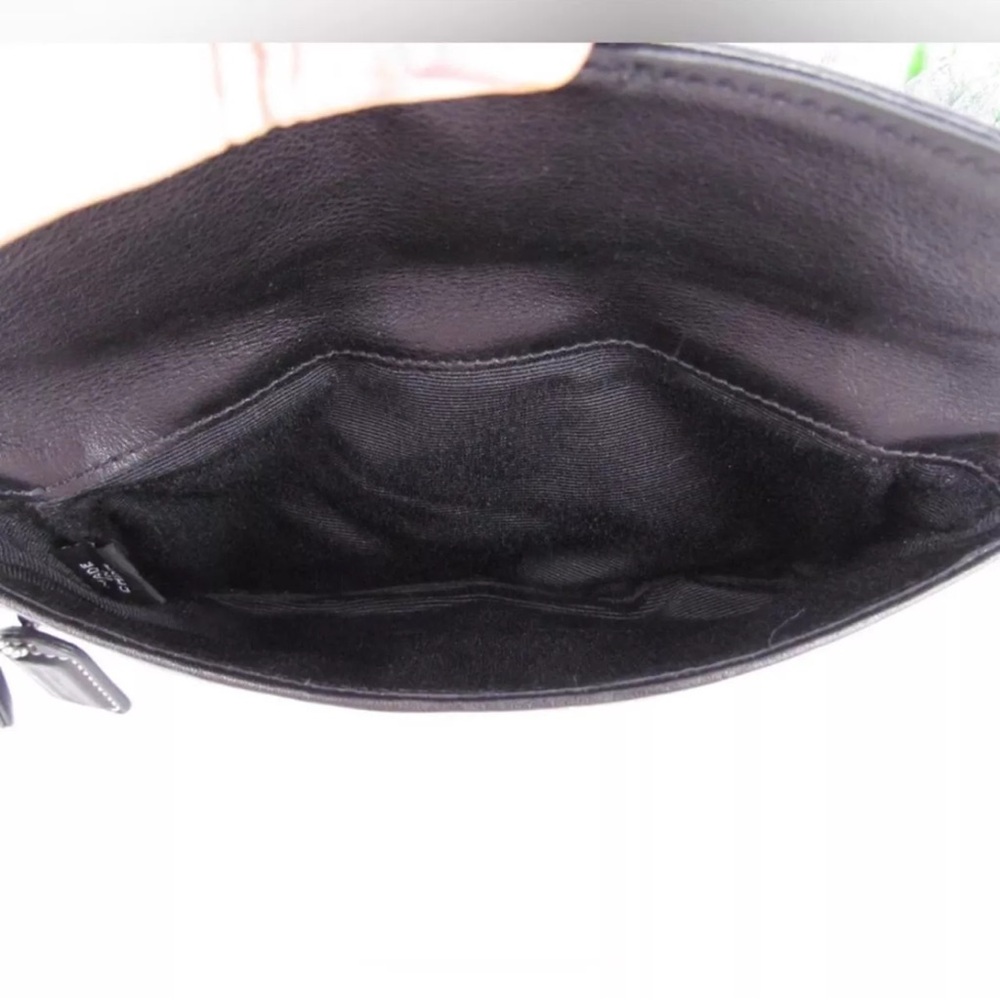 Coach Buckle Black Leather Wristlet - Picture 6 of 6